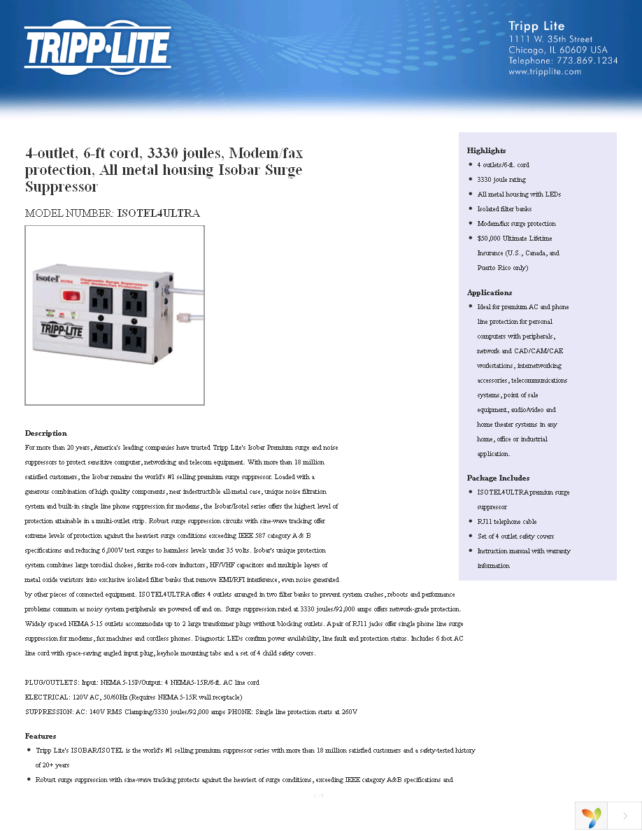 ISOTEL4 ULTRA Page 1